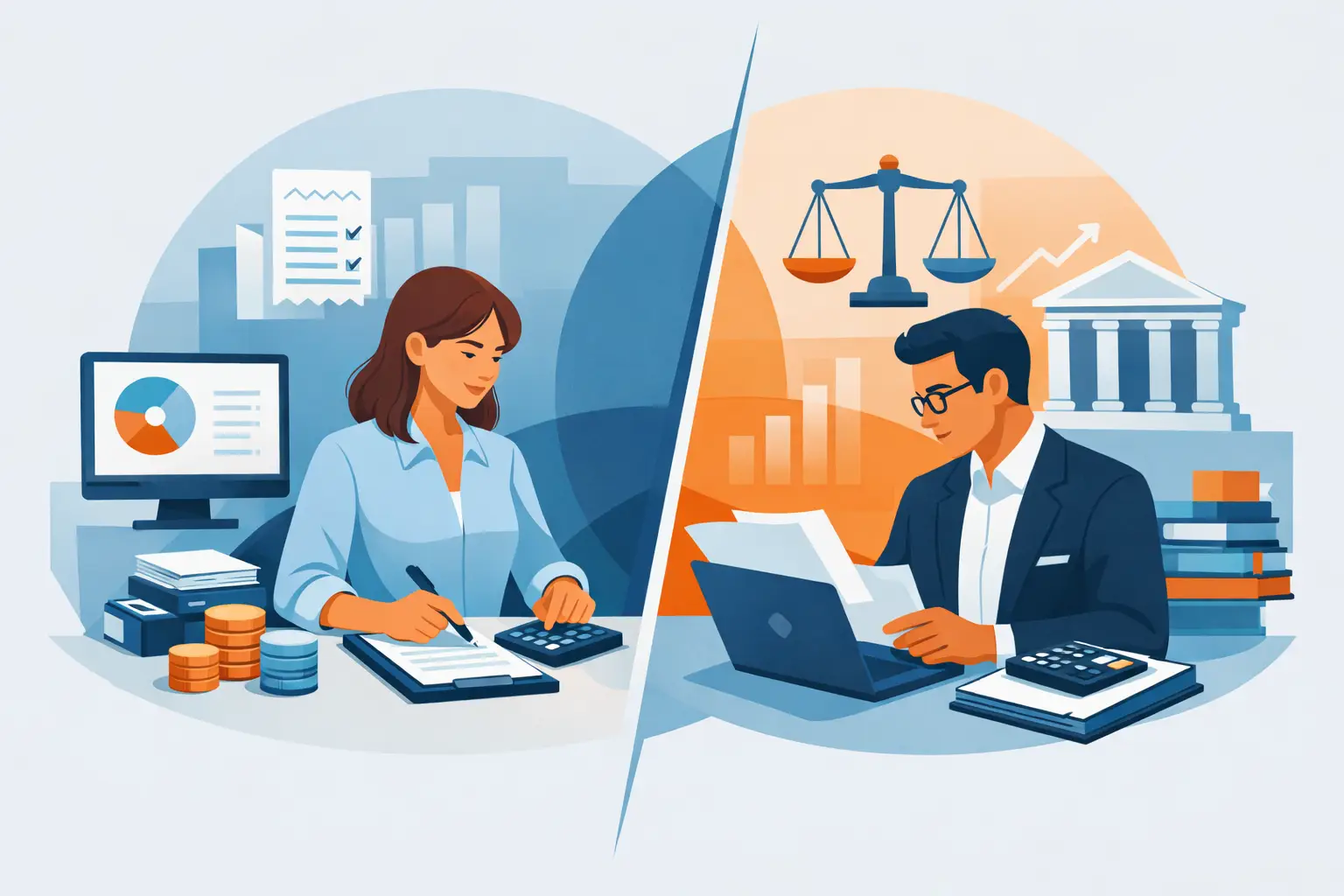 Bookkeeper Versus Accountant for Small Business